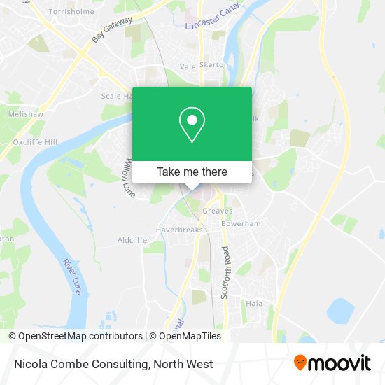 Nicola Combe Consulting map