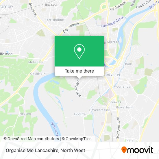 Organise Me Lancashire map