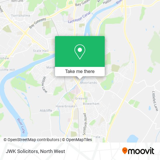 JWK Solicitors map