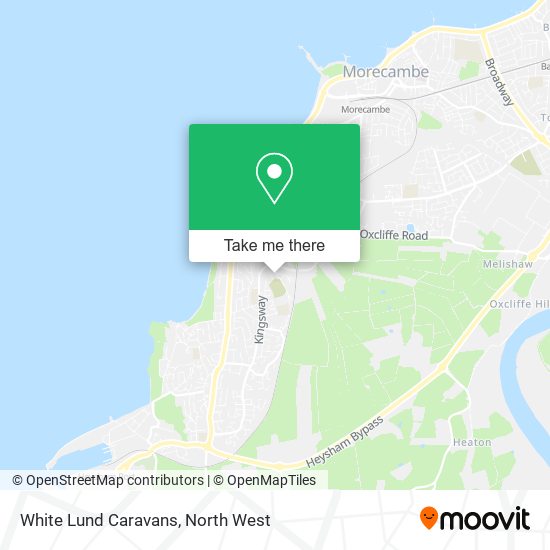 White Lund Caravans map