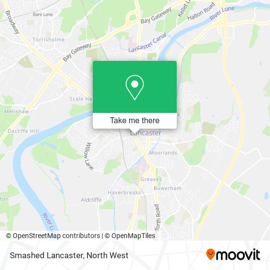 Smashed Lancaster map