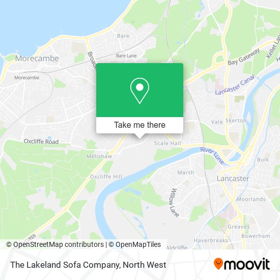 The Lakeland Sofa Company map