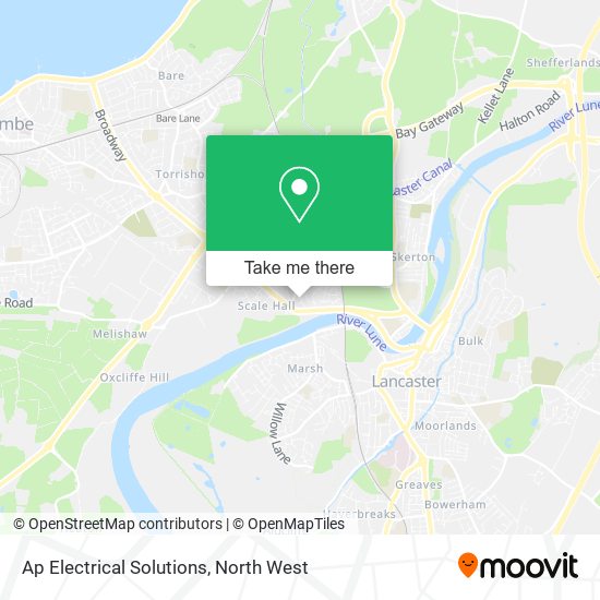 Ap Electrical Solutions map