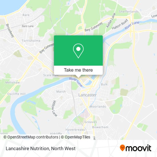 Lancashire Nutrition map