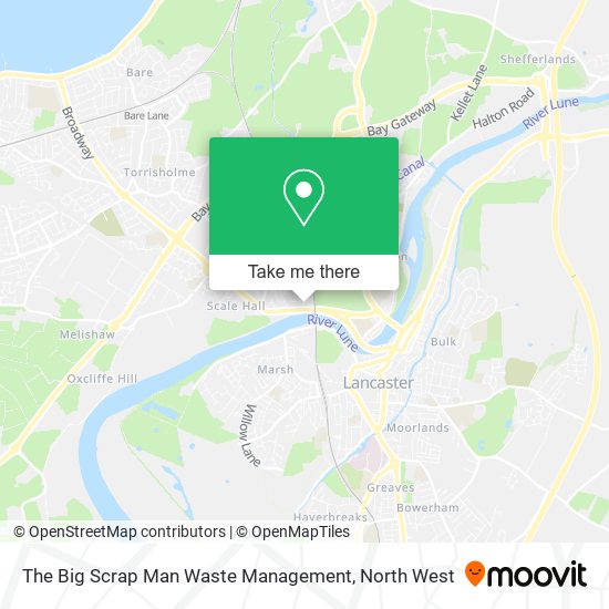 The Big Scrap Man Waste Management map
