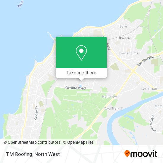 T.M Roofing map