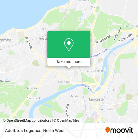 Adefbtos Logistics map
