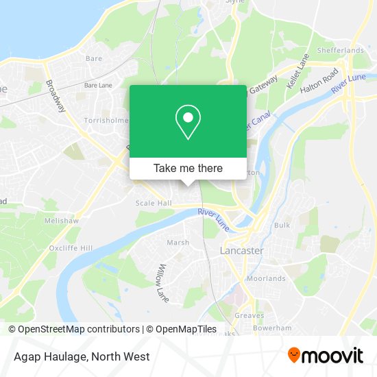 Agap Haulage map