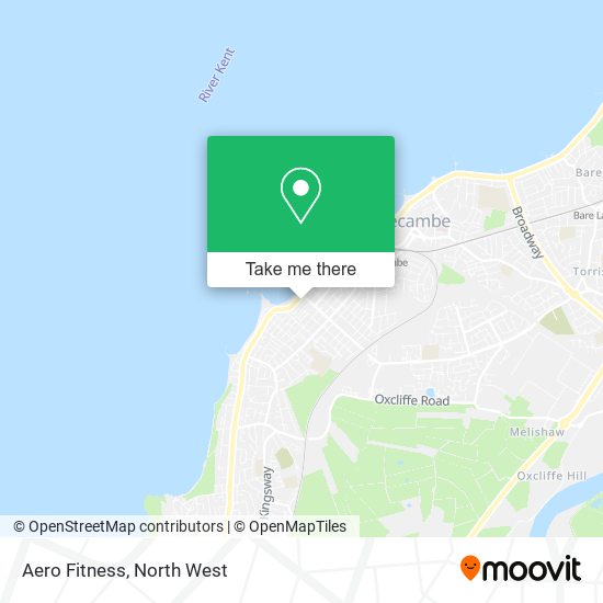 Aero Fitness map