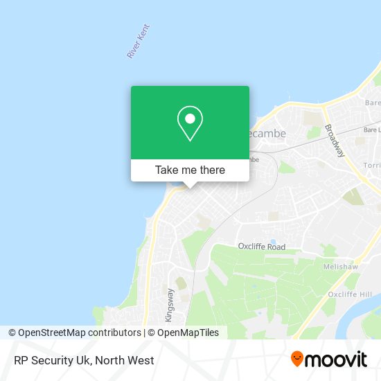 RP Security Uk map