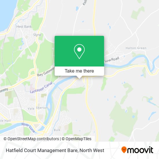 Hatfield Court Management Bare map