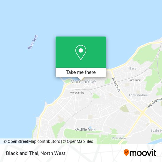 Black and Thai map