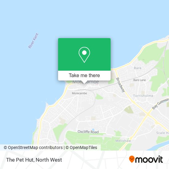 The Pet Hut map