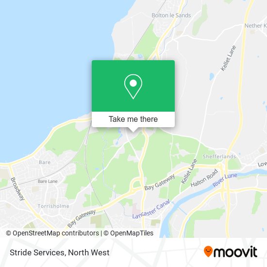 Stride Services map