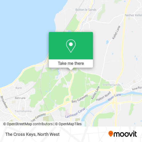 The Cross Keys map