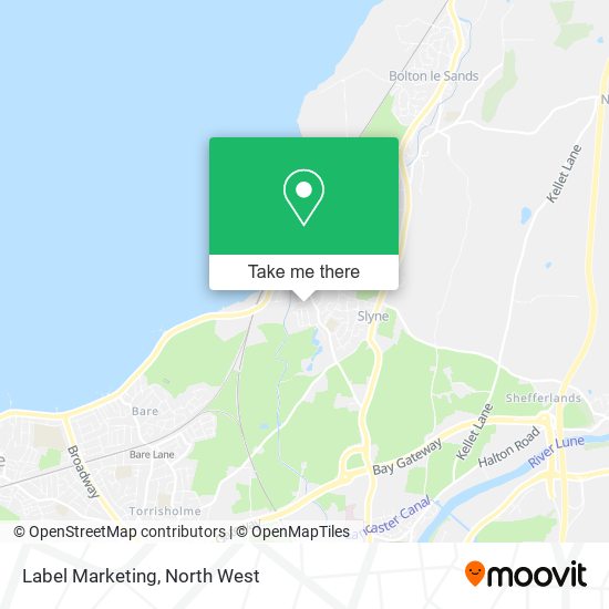 Label Marketing map