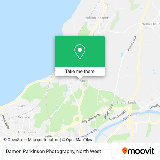 Damon Parkinson Photography map
