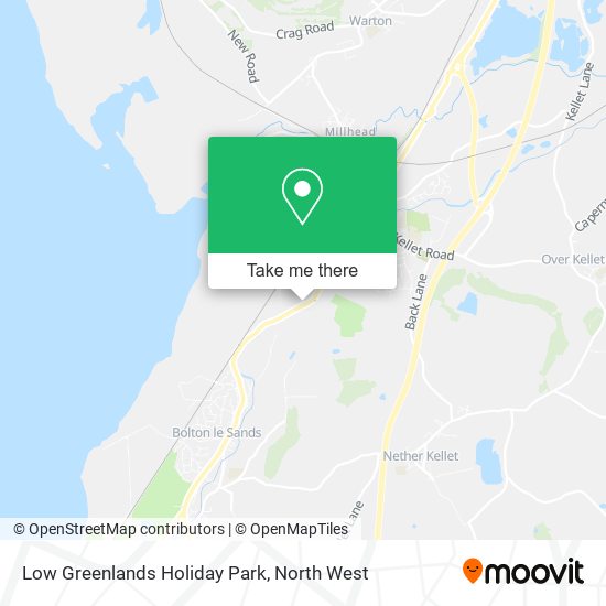 Low Greenlands Holiday Park map