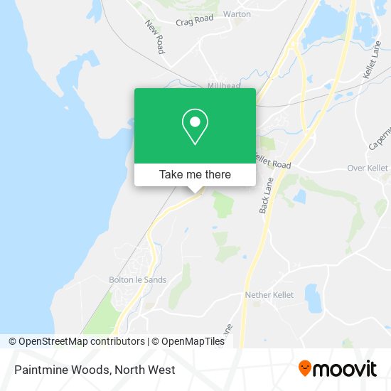 Paintmine Woods map