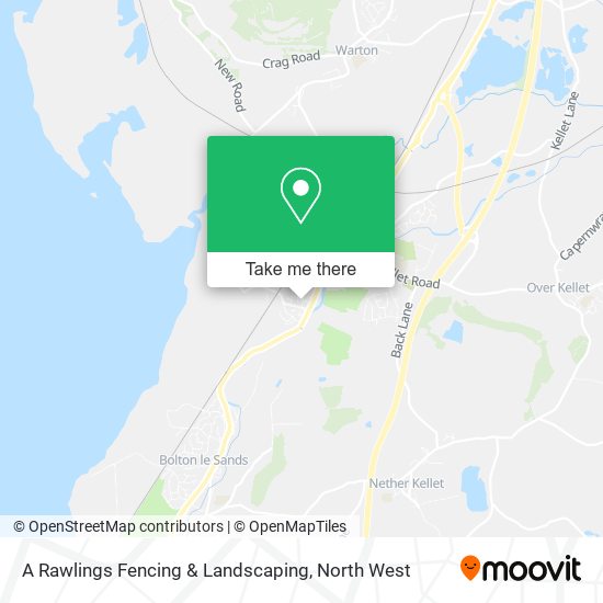 A Rawlings Fencing & Landscaping map