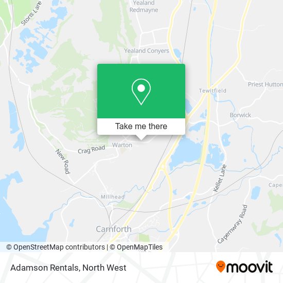 Adamson Rentals map