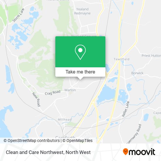Clean and Care Northwest map