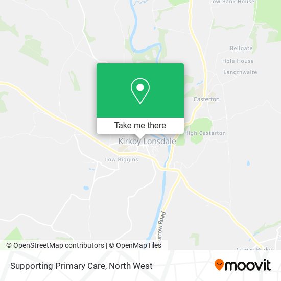 Supporting Primary Care map