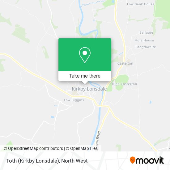 Toth (Kirkby Lonsdale) map