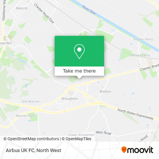 Airbus UK FC map