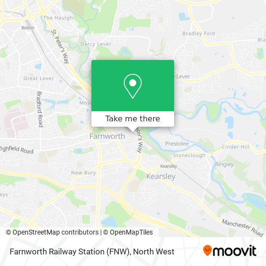 Farnworth Railway Station (FNW) map