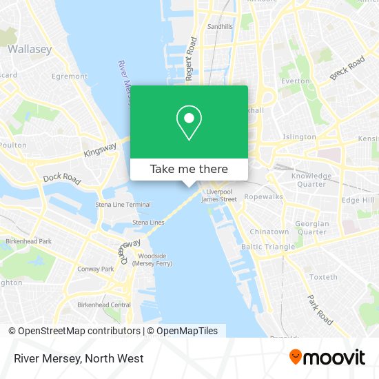 River Mersey map