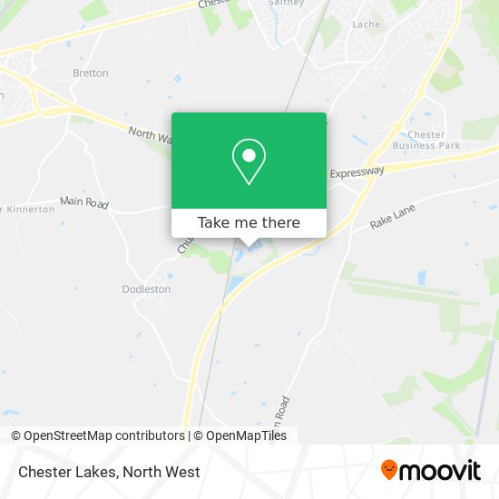 Chester Lakes map