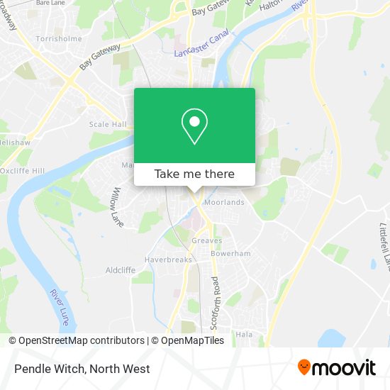 Pendle Witch map