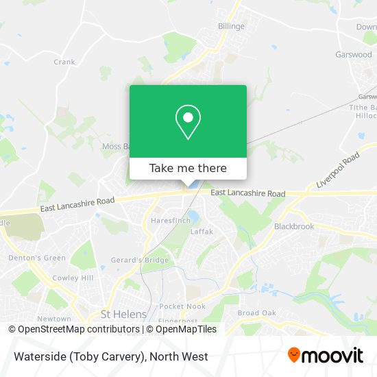 Waterside (Toby Carvery) map