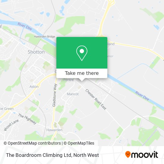 The Boardroom Climbing Ltd map