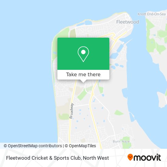 Fleetwood Cricket & Sports Club map