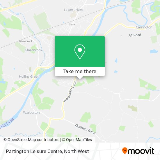 Partington Leisure Centre map