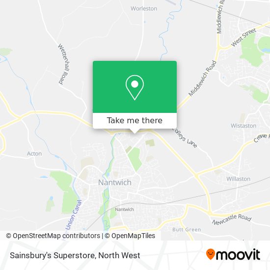 Sainsbury's Superstore map