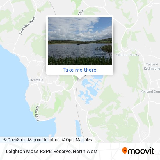 Leighton Moss RSPB Reserve map