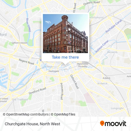 Churchgate House map