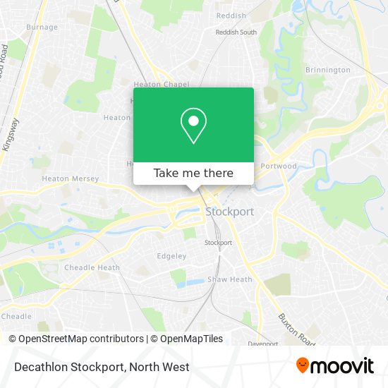 Decathlon Stockport map
