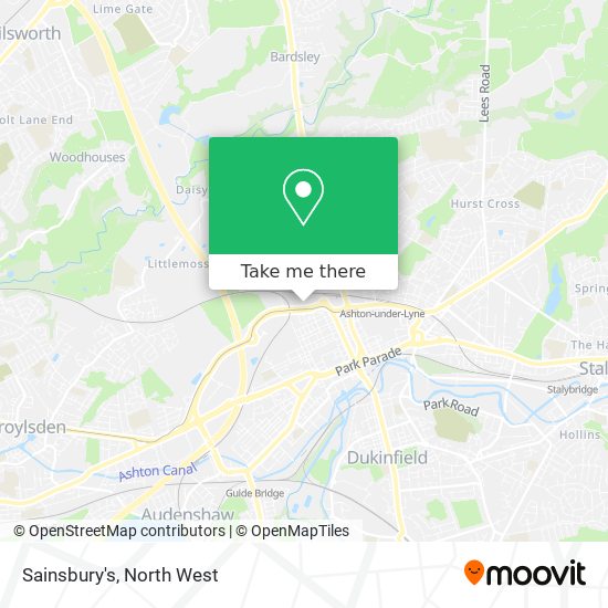 Sainsbury's map