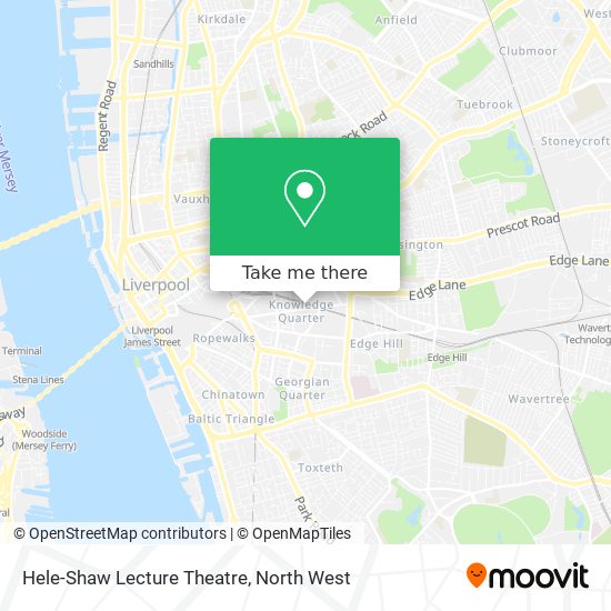 Hele-Shaw Lecture Theatre map