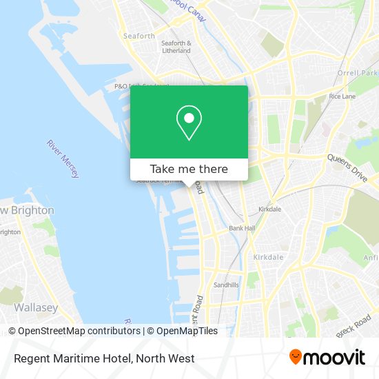 Regent Maritime Hotel map