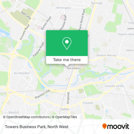 Towers Business Park map
