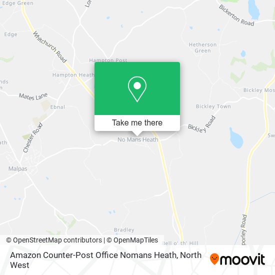 Amazon Counter-Post Office Nomans Heath map