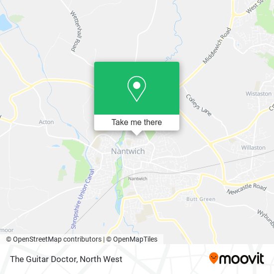 The Guitar Doctor map