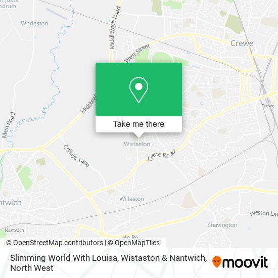 Slimming World With Louisa, Wistaston & Nantwich map