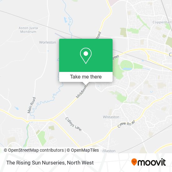 The Rising Sun Nurseries map