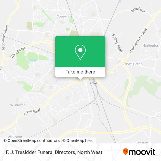 F. J. Tresidder Funeral Directors map